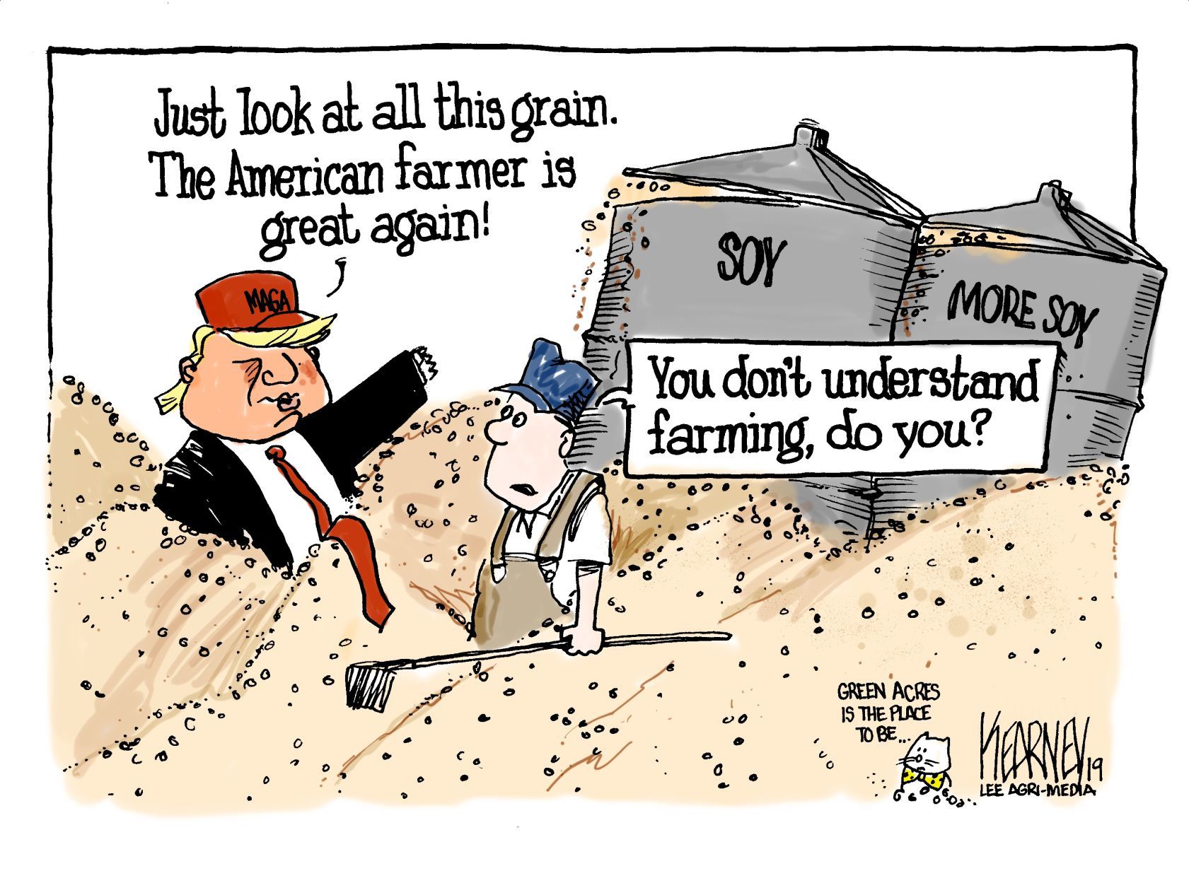 Trump just doesn't understand farming -- Greg Kearney